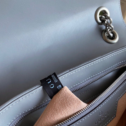 Marmont small shoulder bag Black / White / Dusty Pink / Gray Blue