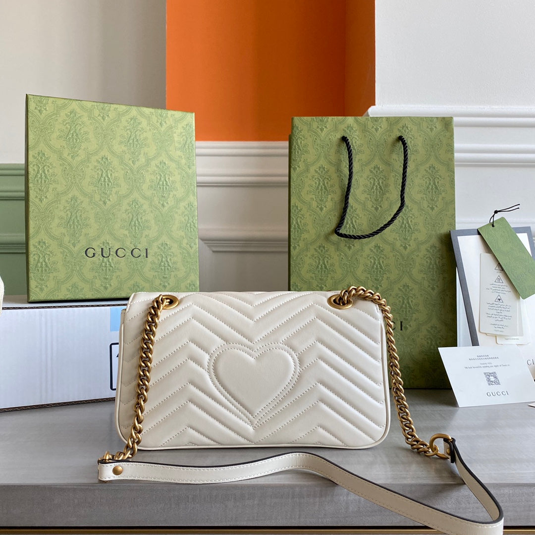 Marmont small shoulder bag Black / White / Red / Gray Blue