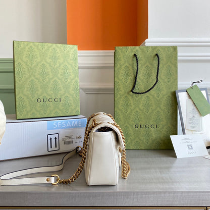 Marmont small shoulder bag Black / White / Red / Gray Blue