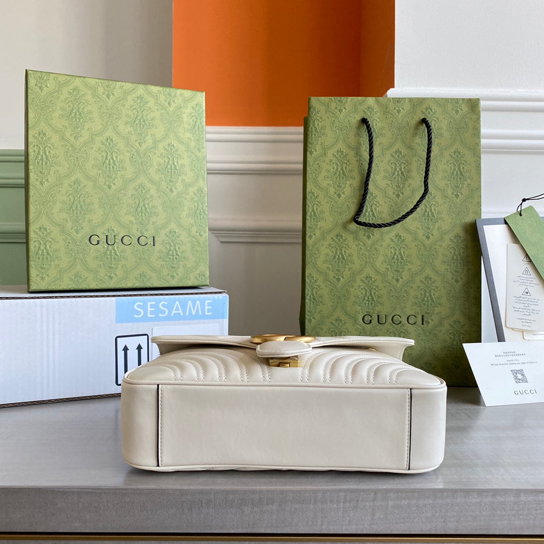 Marmont small shoulder bag Black / White / Red / Gray Blue