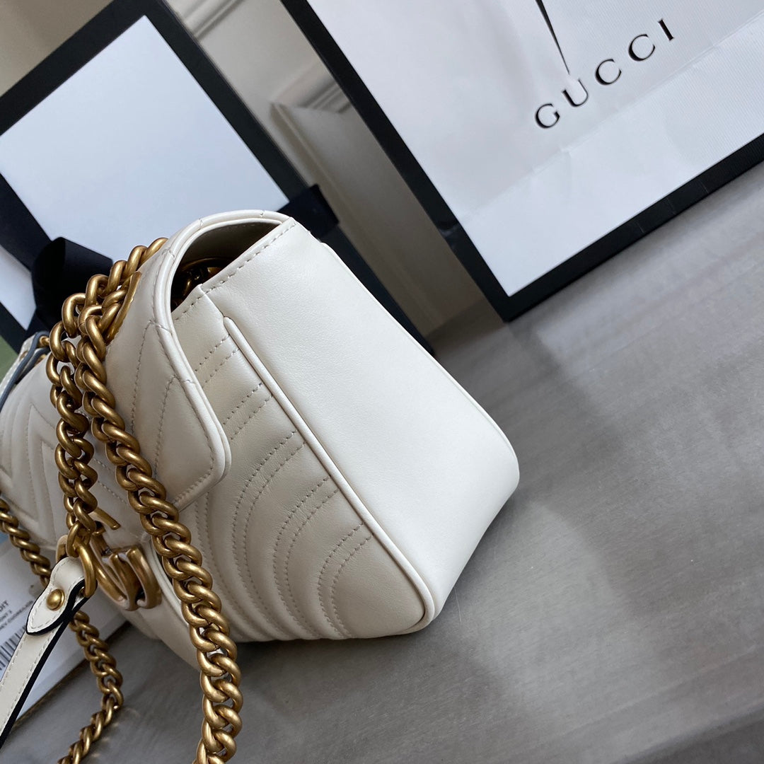 Marmont small shoulder bag Black / White / Red / Gray Blue