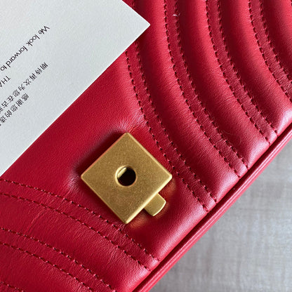 Marmont small shoulder bag Black / White / Red / Gray Blue