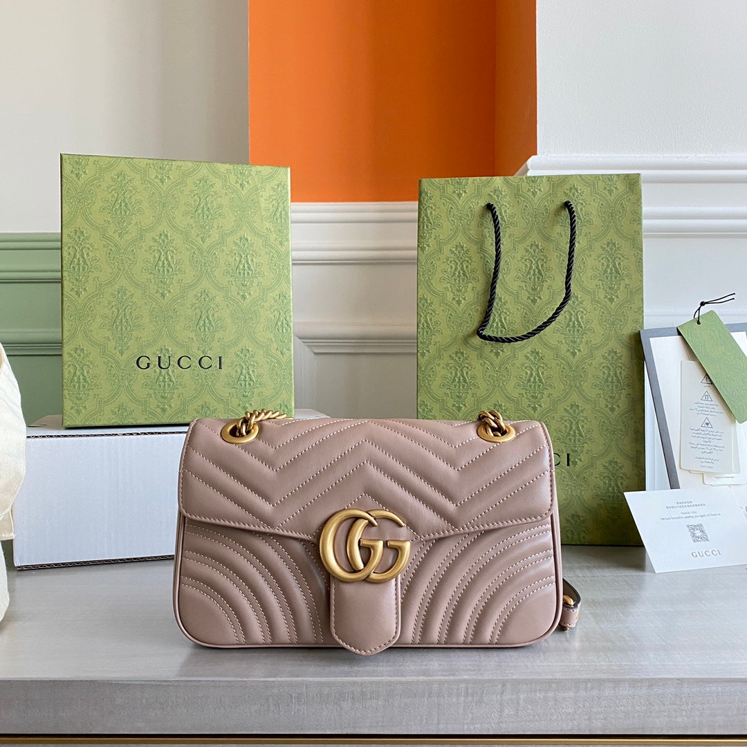 Marmont small shoulder bag Black / White / Red / Gray Blue