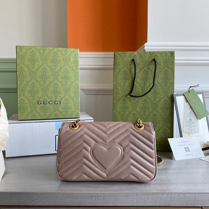 Marmont small shoulder bag Black / White / Red / Gray Blue