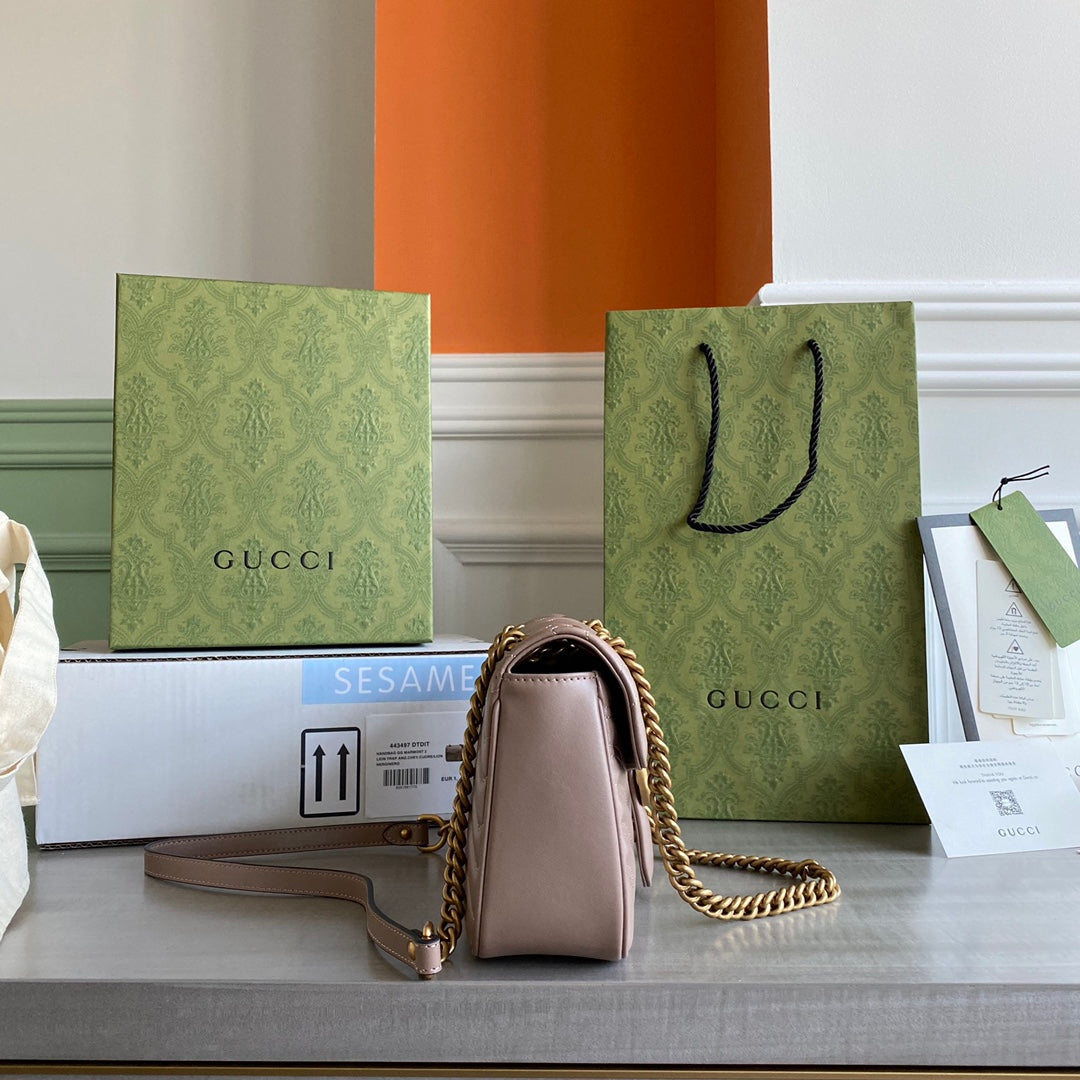 Marmont small shoulder bag Black / White / Red / Gray Blue