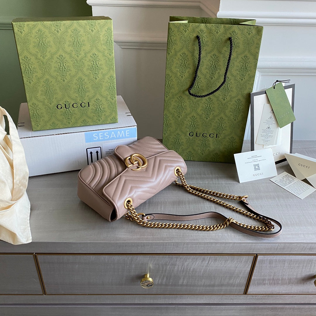 Marmont small shoulder bag Black / White / Red / Gray Blue