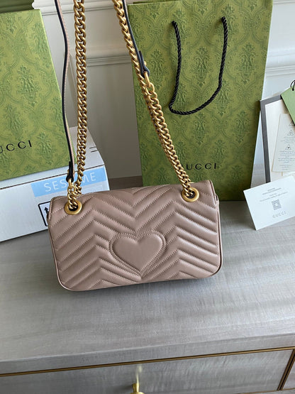 Marmont small shoulder bag Black / White / Red / Gray Blue