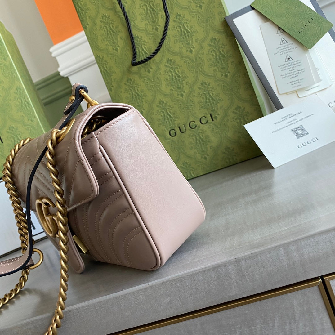 Marmont small shoulder bag Black / White / Red / Gray Blue