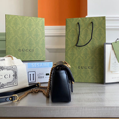 Marmont mini shoulder bag Black / White / Red / Gray Blue