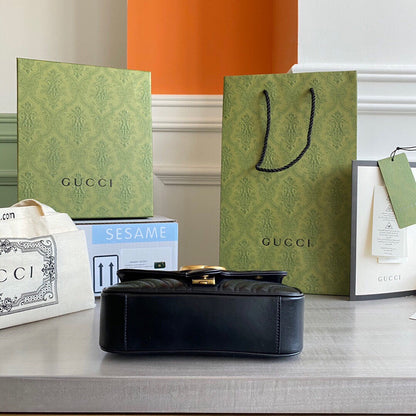 Marmont mini shoulder bag Black / White / Red / Gray Blue