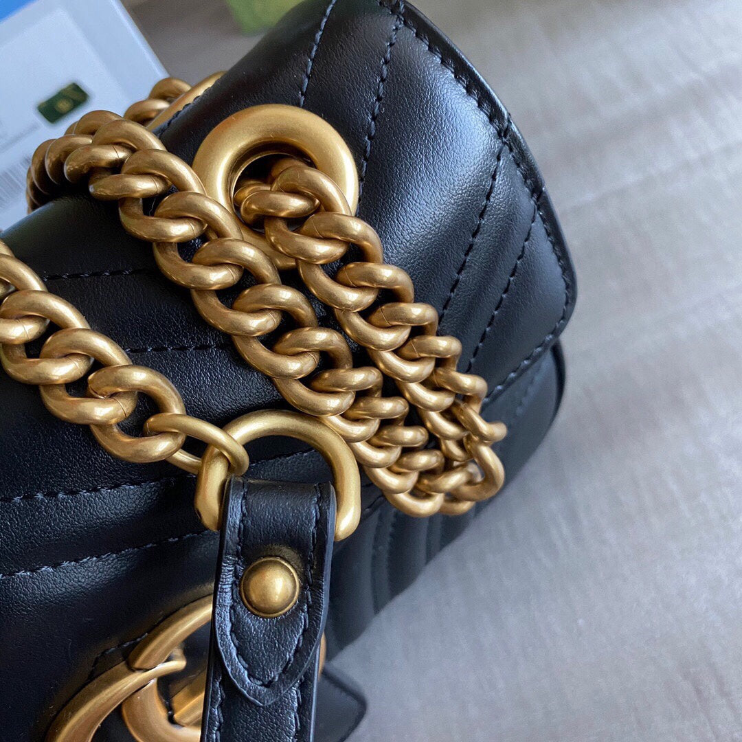 Marmont mini shoulder bag Black / White / Red / Gray Blue