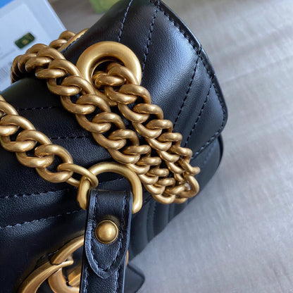 Marmont mini shoulder bag Black / White / Red / Gray Blue