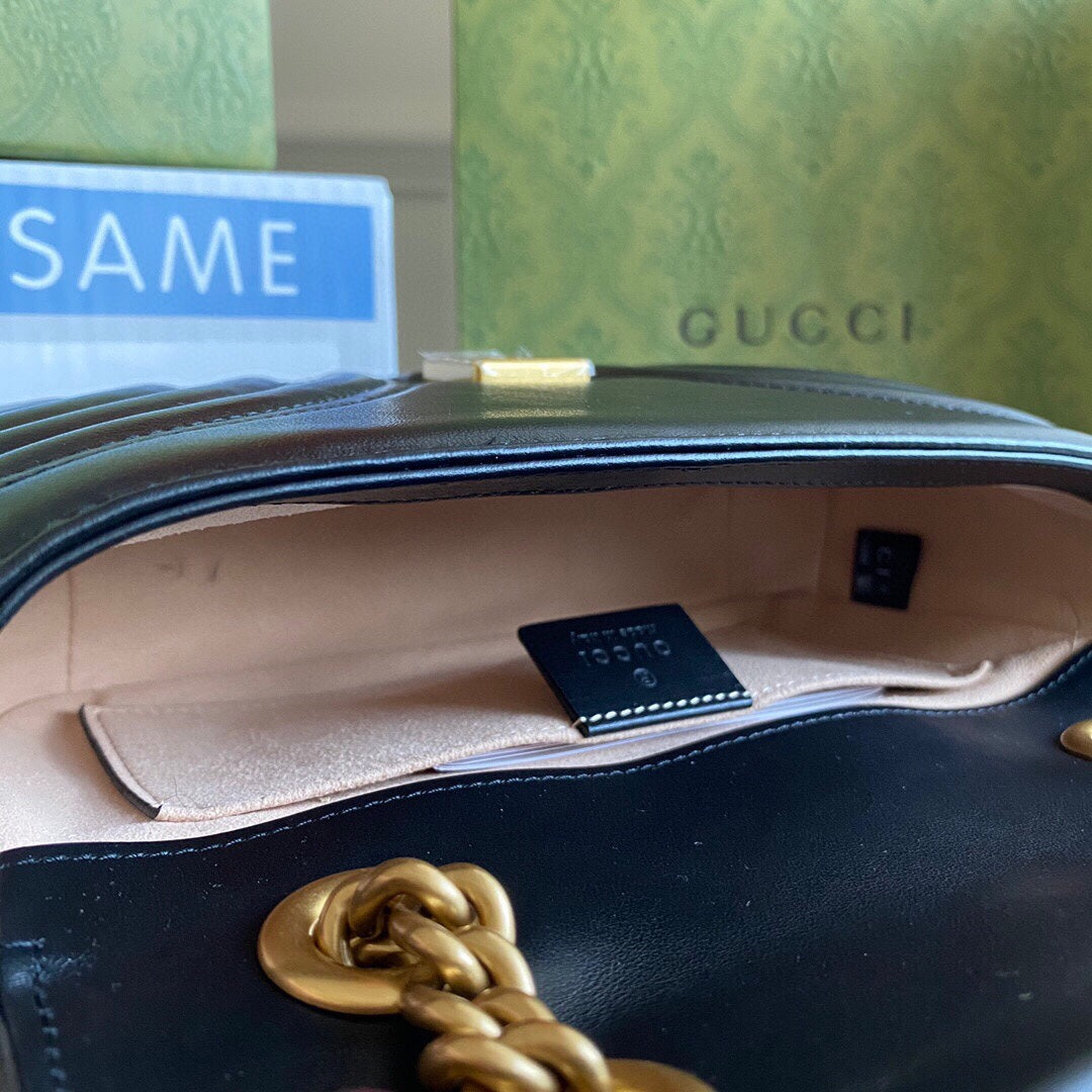 Marmont mini shoulder bag Black / White / Red / Gray Blue