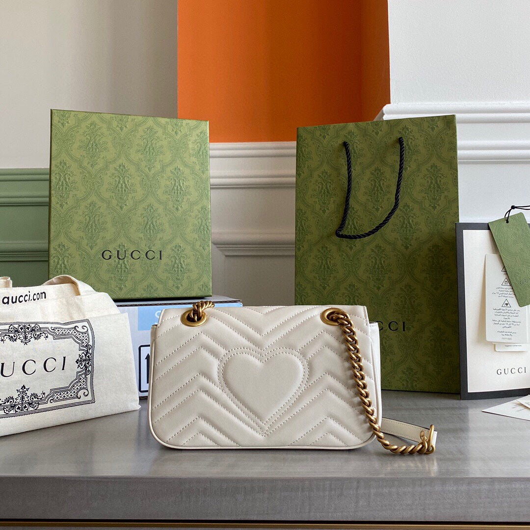 Marmont mini shoulder bag Black / White / Red / Gray Blue