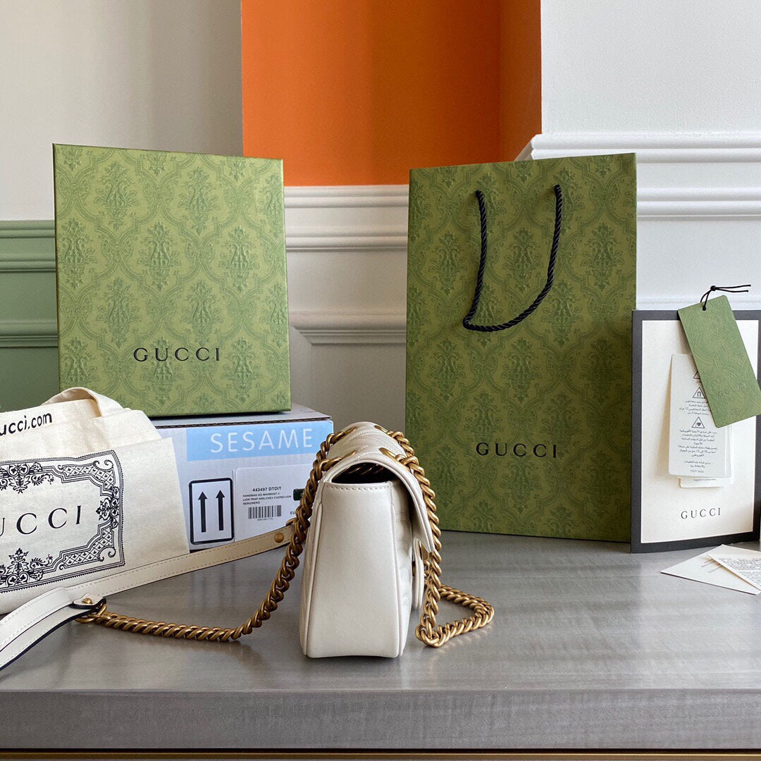 Marmont mini shoulder bag Black / White / Red / Gray Blue