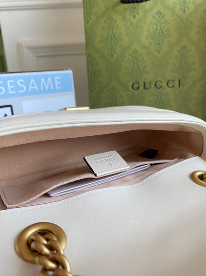 Marmont mini shoulder bag Black / White / Red / Gray Blue