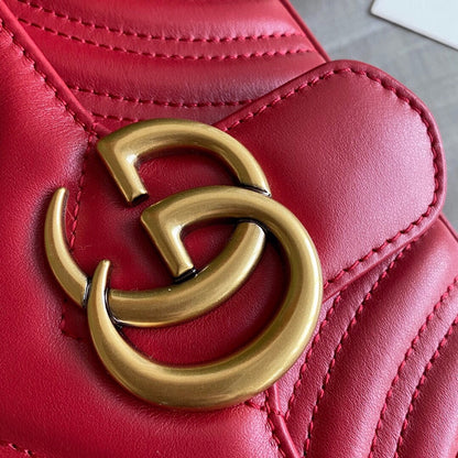 Marmont mini shoulder bag Black / White / Red / Gray Blue