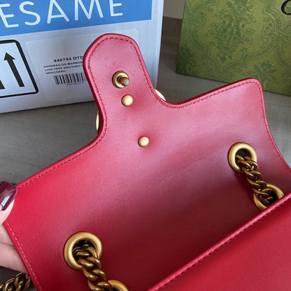 Marmont mini shoulder bag Black / White / Red / Gray Blue