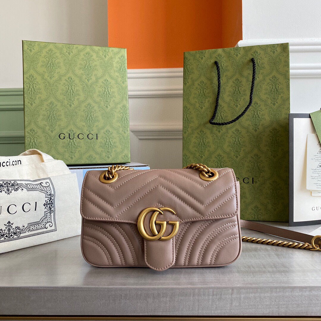 Marmont mini shoulder bag Black / White / Red / Gray Blue