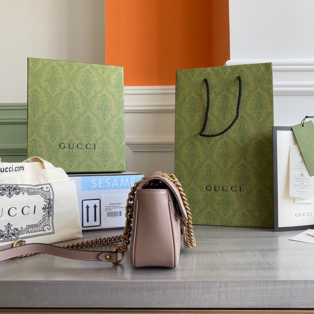 Marmont mini shoulder bag Black / White / Red / Gray Blue