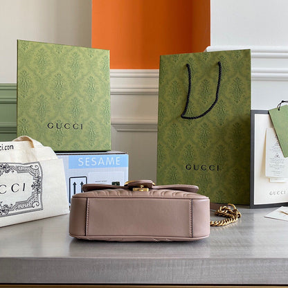 Marmont mini shoulder bag Black / White / Red / Gray Blue