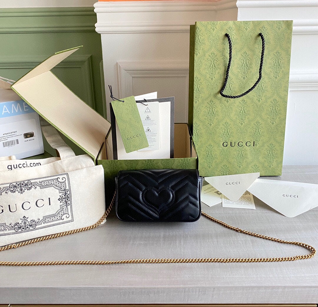 Marmont super mini bag Black / White / Red / Gray Blue