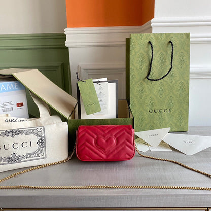 Marmont super mini bag Black / White / Red / Gray Blue