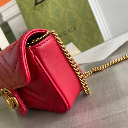 Marmont super mini bag Black / White / Red / Gray Blue