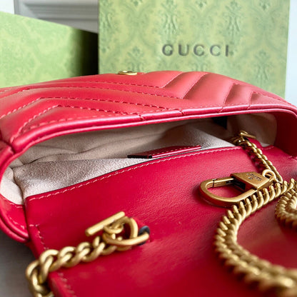 Marmont super mini bag Black / White / Red / Gray Blue