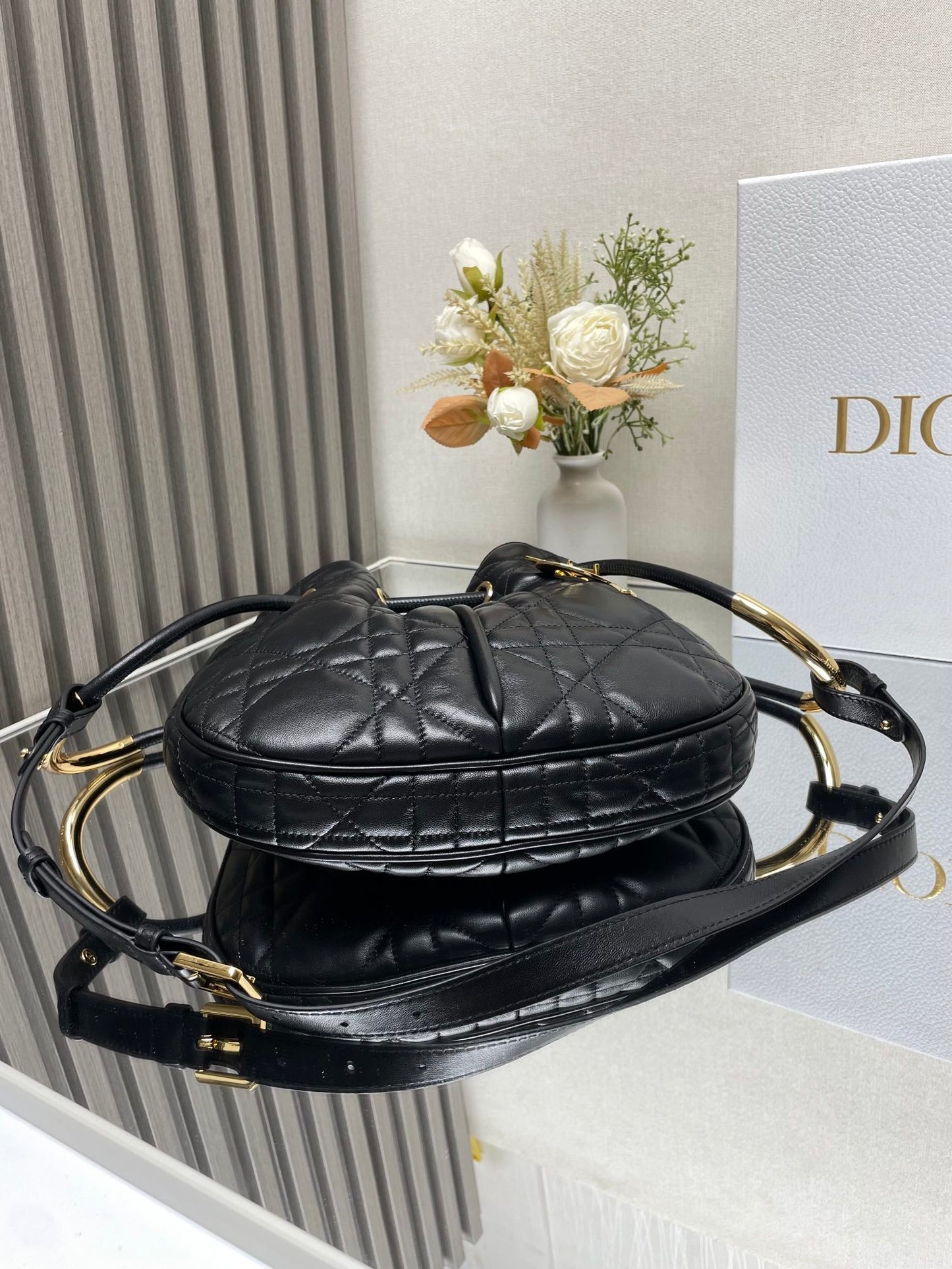 Medium  Nolita Bag Black Macrocannage Lambskin