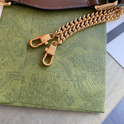 Horsebit 1955 small shoulder bag Beige and ebony