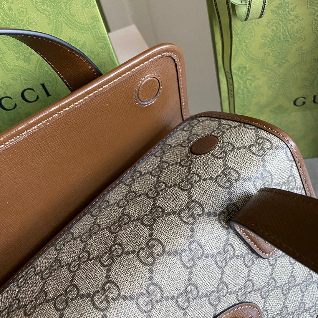 Horsebit 1955 Mini shoulder bag Beige and ebony