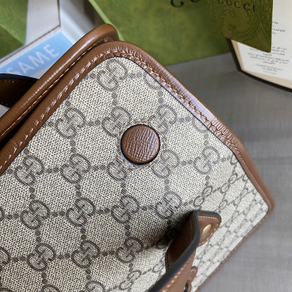 Horsebit 1955 Mini shoulder bag Beige and ebony