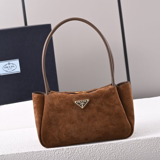 Medium Nubuck leather handbag