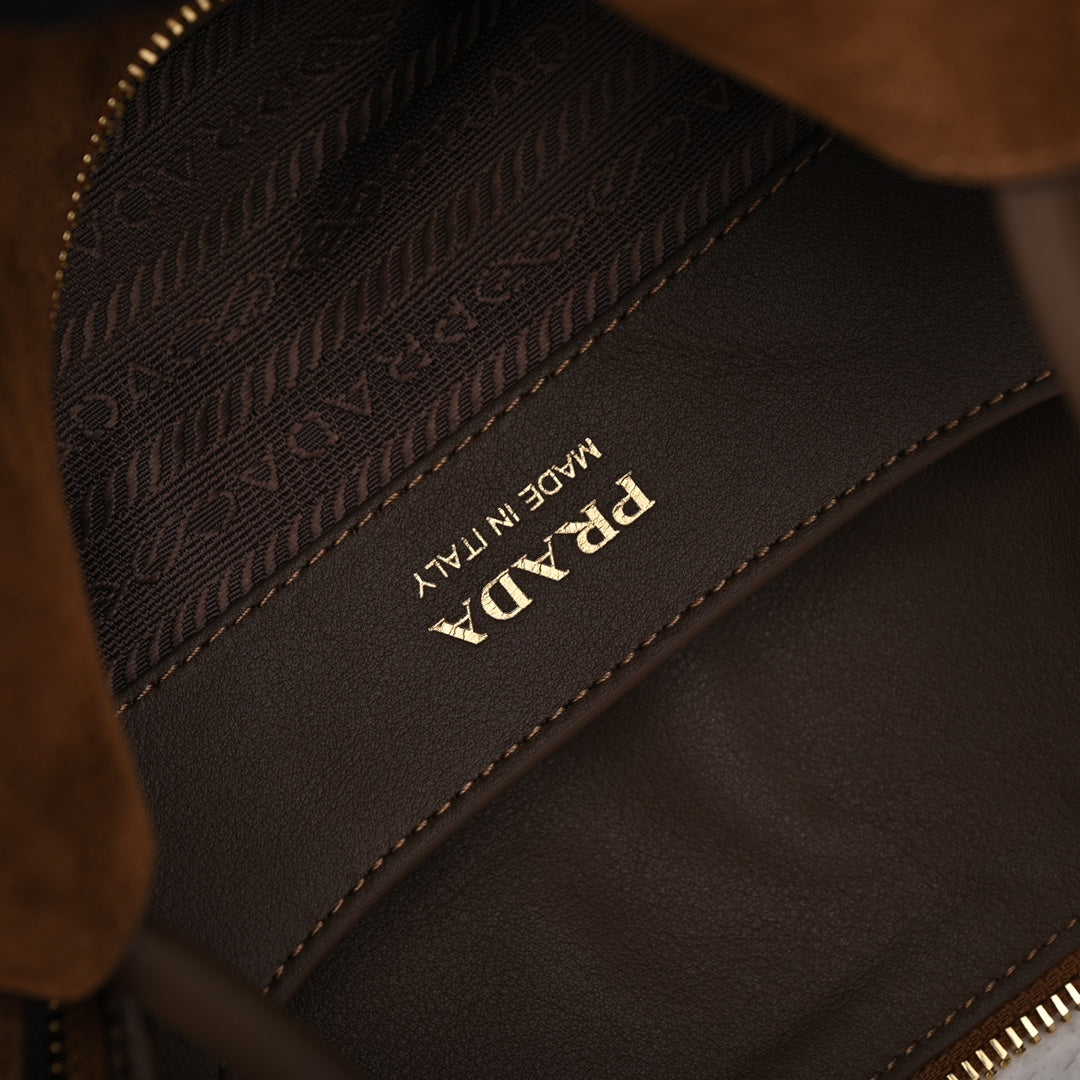 Medium Nubuck leather handbag