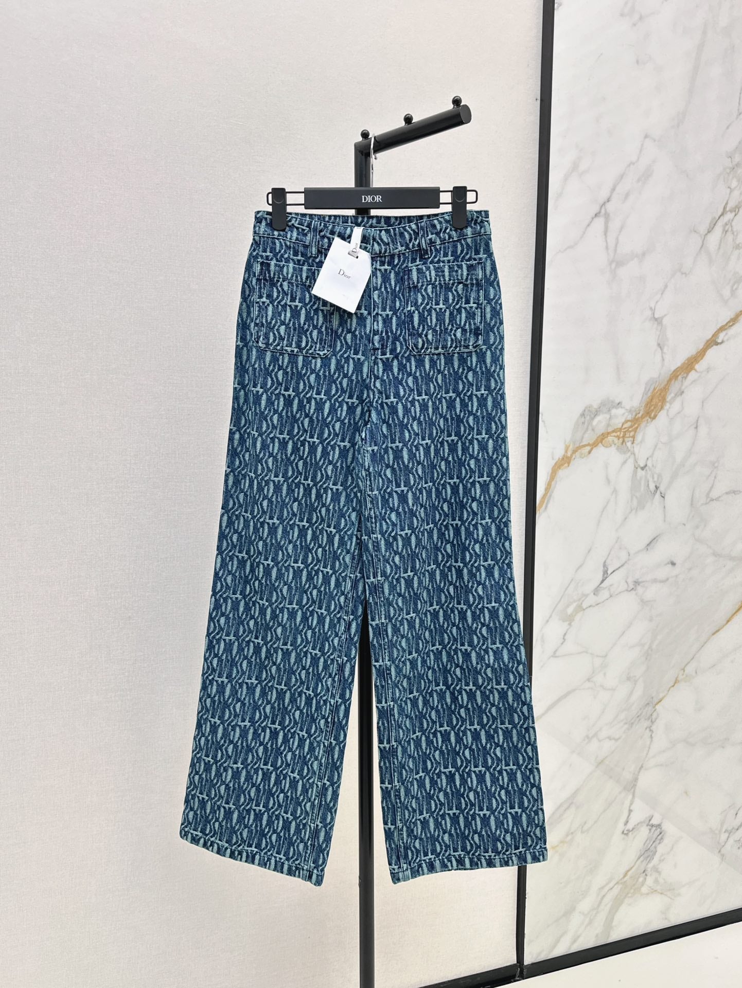 D 24fw miss jacquard jeans