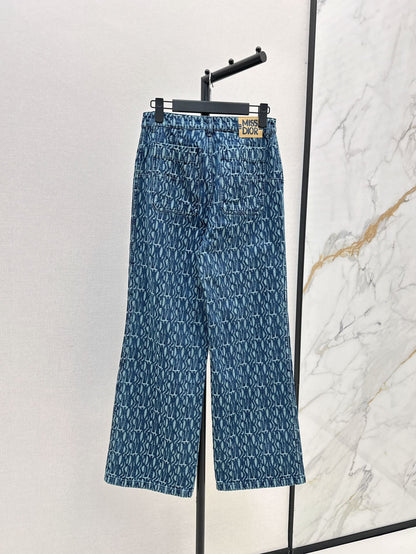 D 24fw miss jacquard jeans