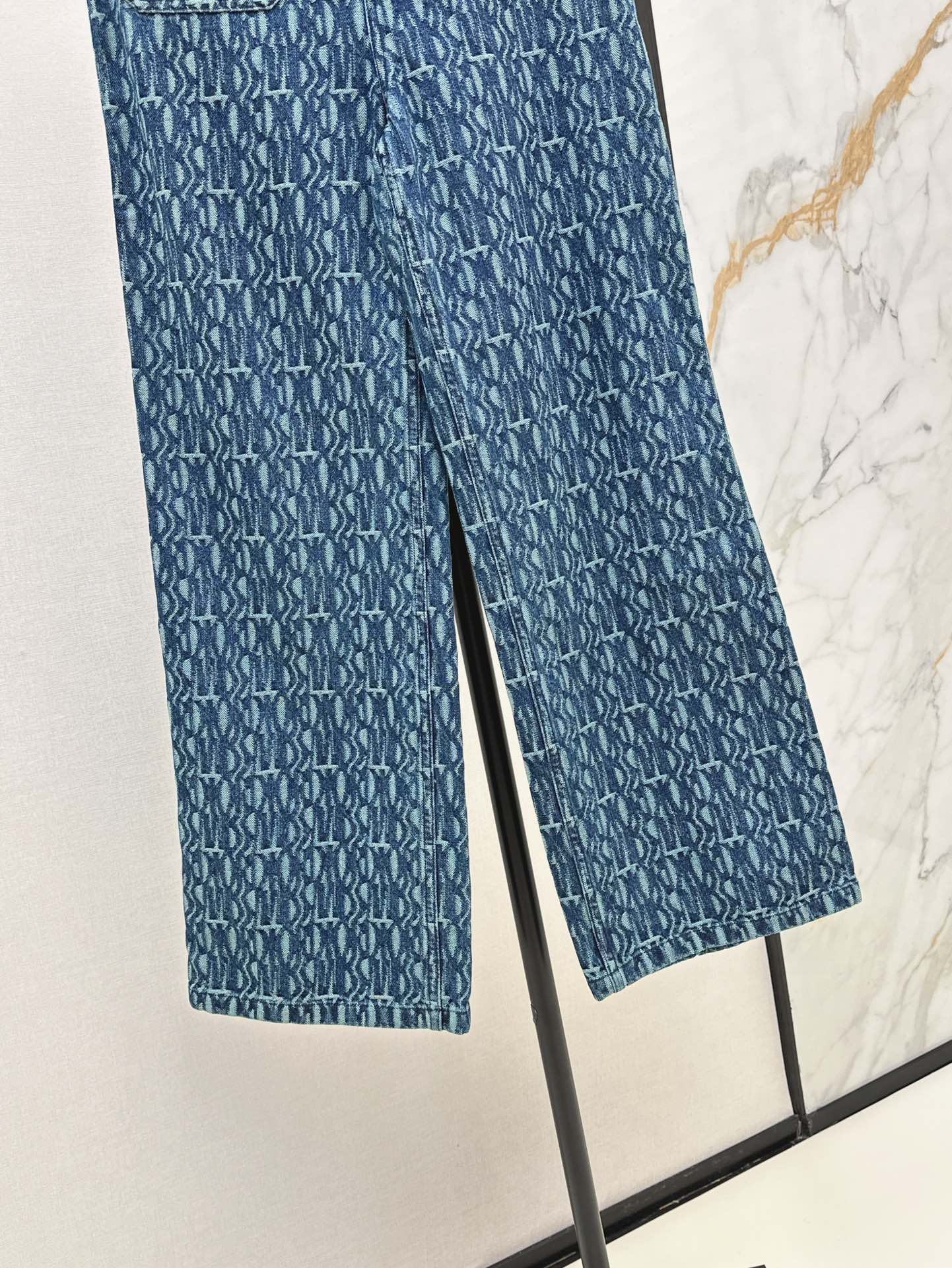 D 24fw miss jacquard jeans