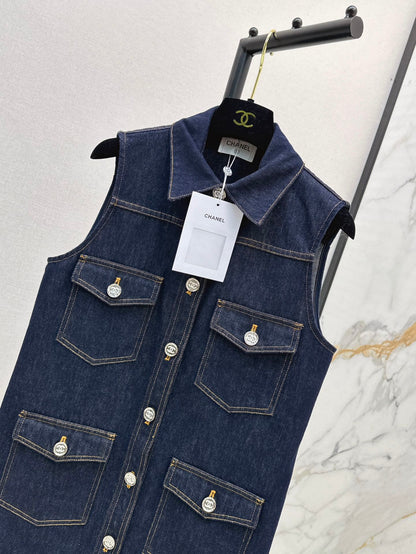 25ss denim vest