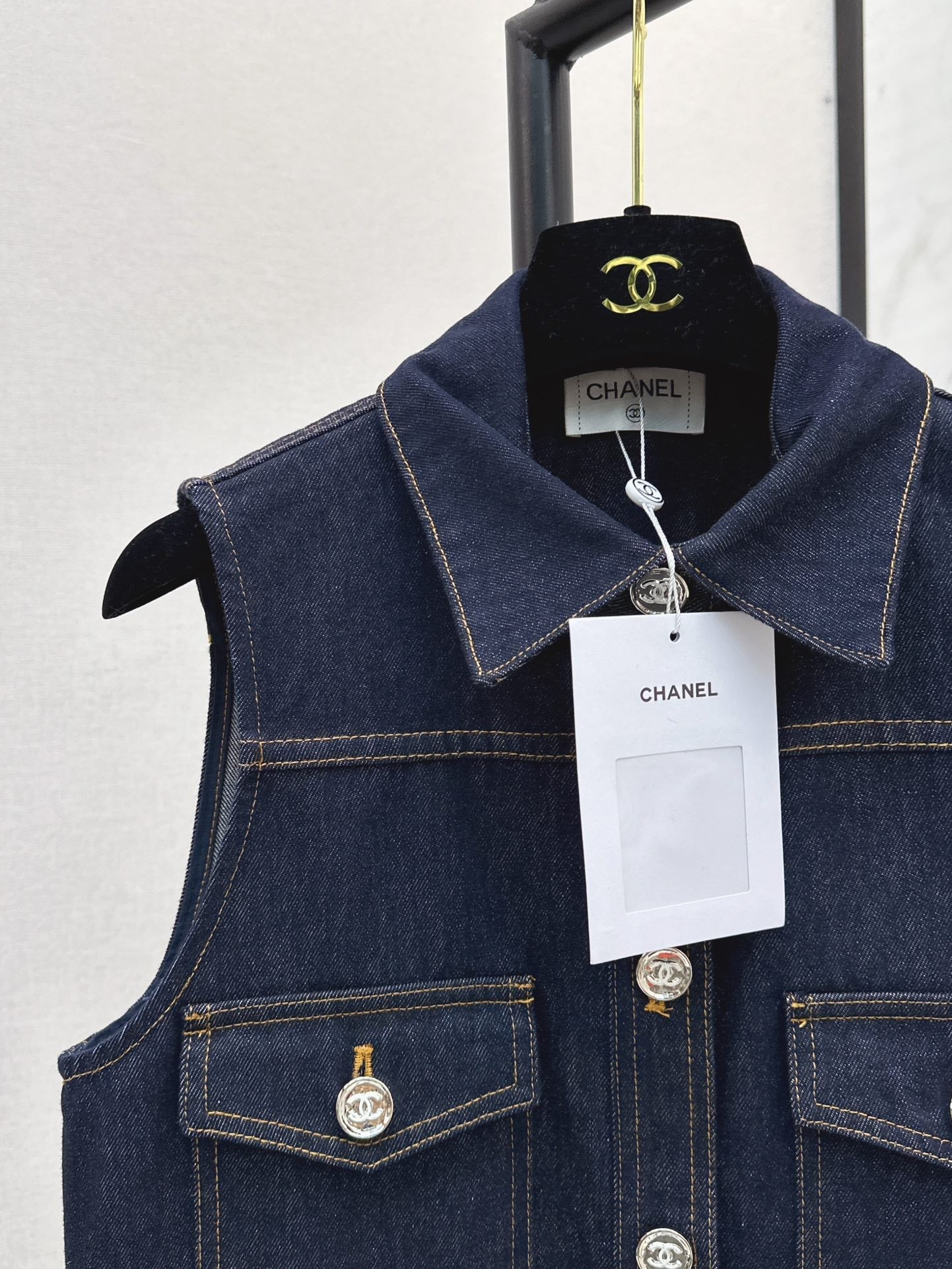 25ss denim vest