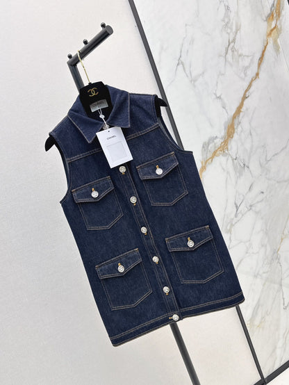 25ss denim vest
