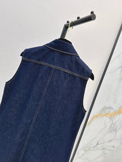 25ss denim vest