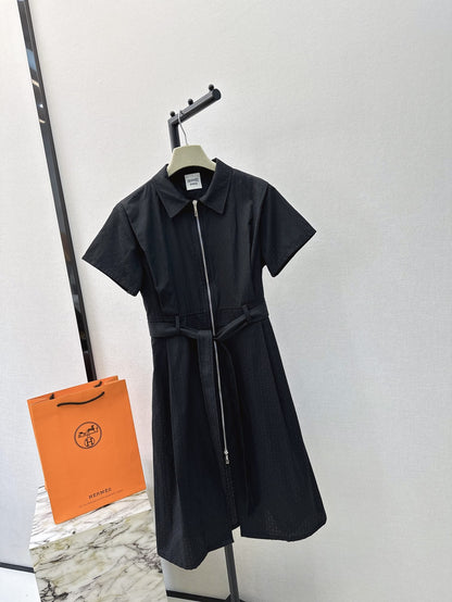 h 25ss jacquard shirt dress