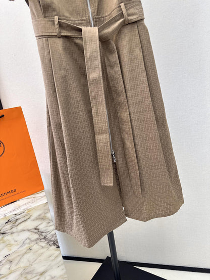 h 25ss jacquard shirt dress