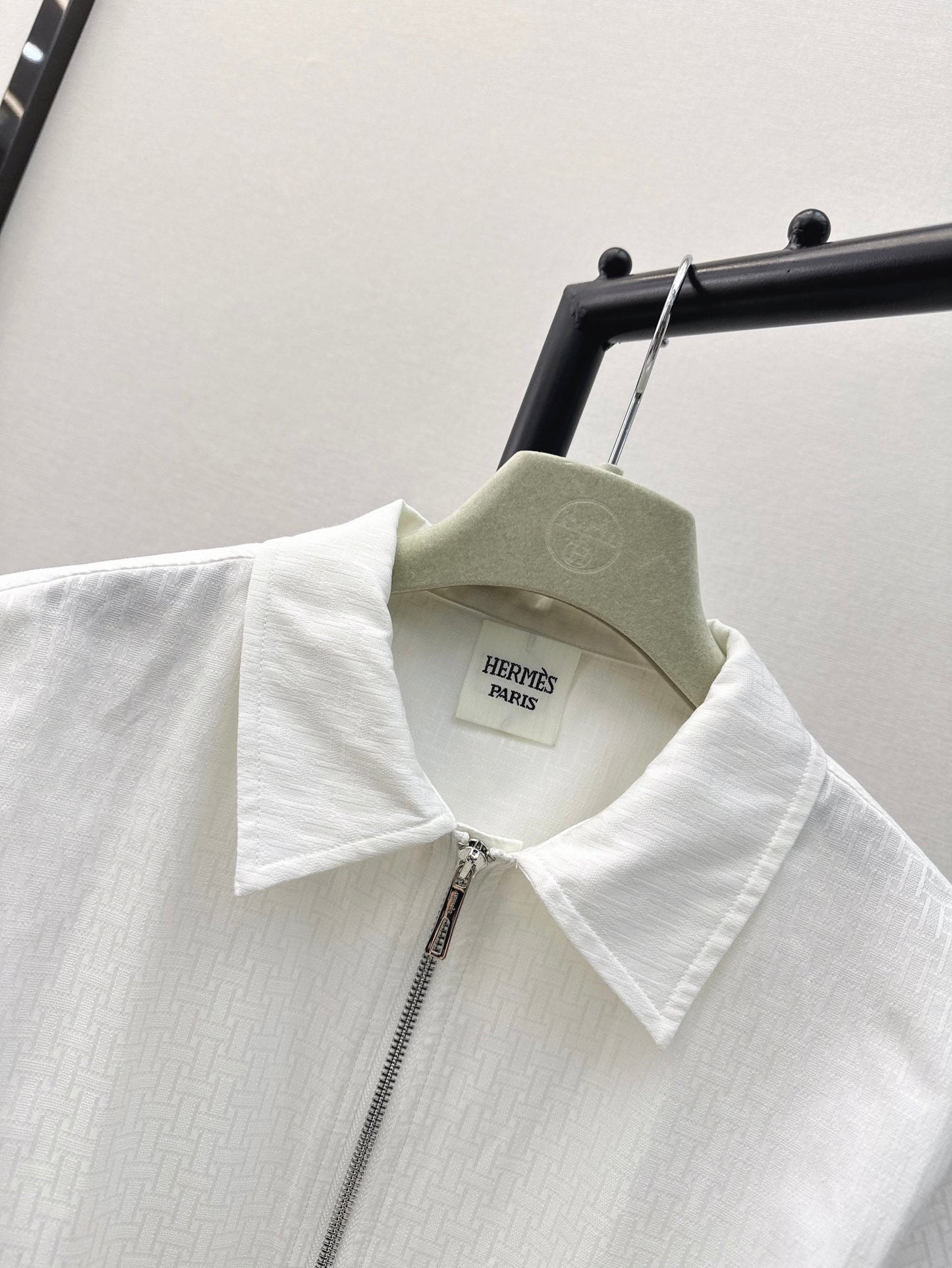 h 25ss jacquard shirt dress