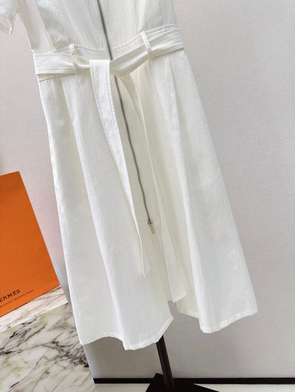 h 25ss jacquard shirt dress