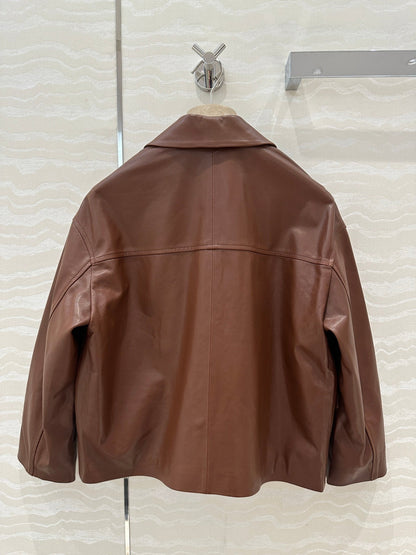 24fw leather jacket
