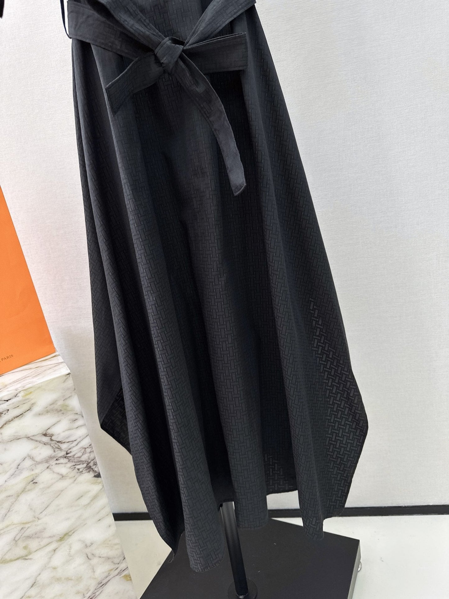 h 25ss jacquard shirt dress