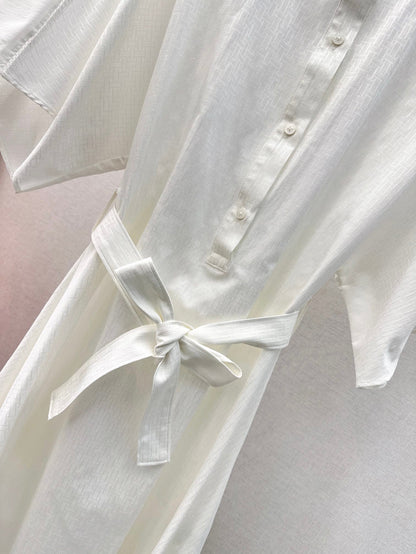 h 25ss jacquard shirt dress