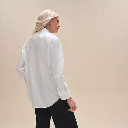 h 25ss jacquard buttons shirt